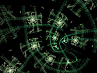 Imaginatory fractal abstract background Image