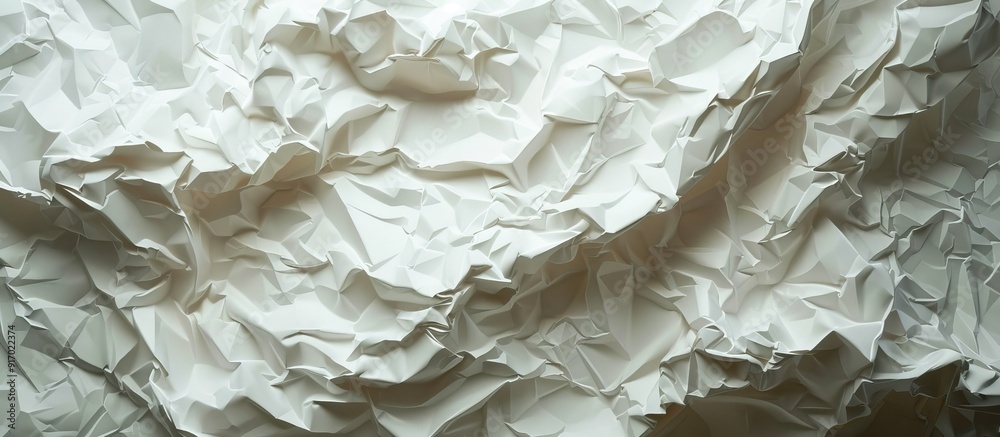Leinwandbilder Background with crumpled paper texture creating copy space image