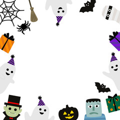 かわいいハロウィンのフレーム
