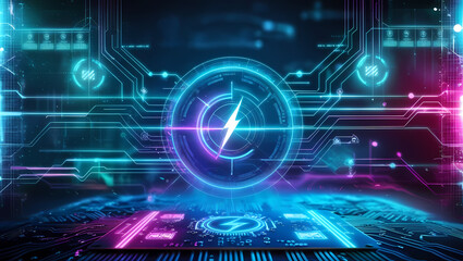 Futuristic Digital Circuit