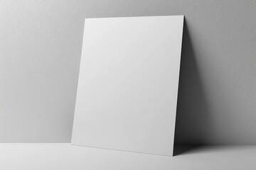 Fototapeta premium Blank paper mockup on isolated background created with generative ai