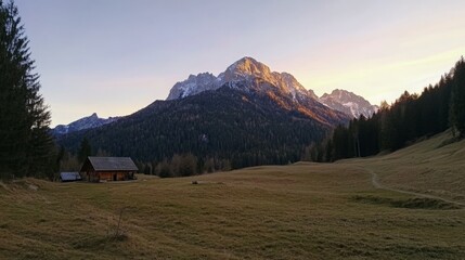 Spectacular Evening Panorama of the Alpine Landscape at Herzogstand Mountain, a Majestic Natural Vista