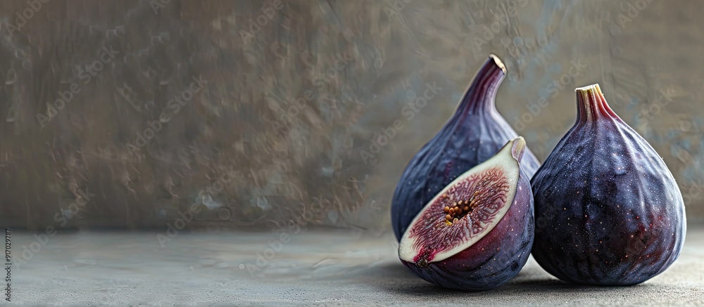 Poster Took a picture of figs with a concept in mind ready for publishing with blank space for text insertion. . image with copy space