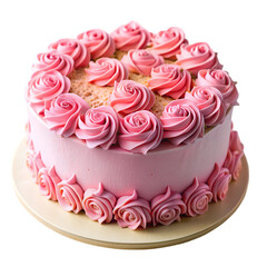 Soft Pink birthday cake