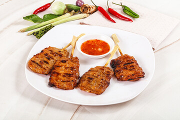 Thai Street foof pork satay