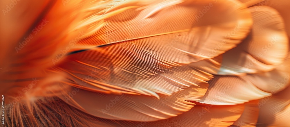 Aufkleber Feather texture background with copy space image