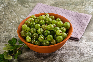 Ripe sweeet and juicy gooseberry