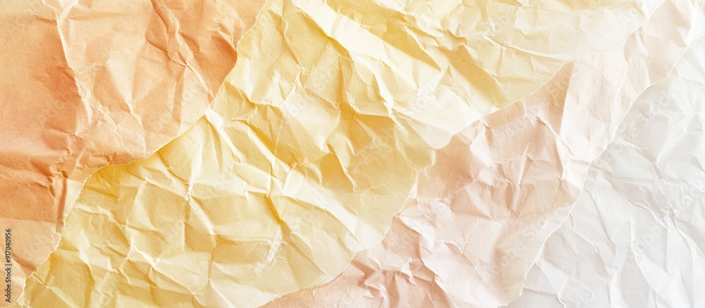 Fototapete top view of a pastel toned paper texture with minimal fashion style ideal for featuring a copy space