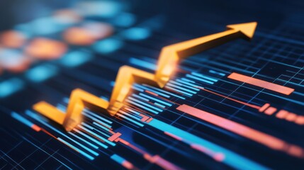 Ascending Trend: A Graphic Representation of Growth