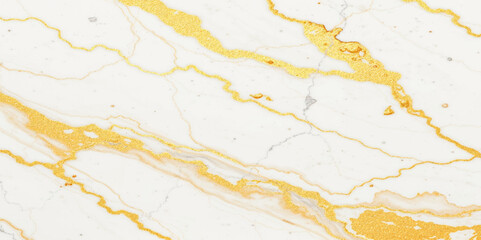 White and gold marble. Luxury wallpaper with gold shade, Very beautiful white paint with the addition of gold powder. marble pattern design for banner, covers, wall art, home decor and invitation.