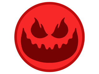 Halloween Day Horror Face Illustration