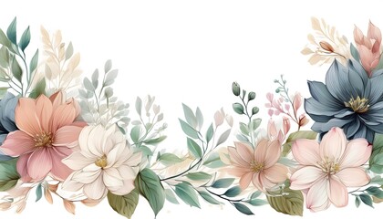 A colorful flower arrangement with a white background