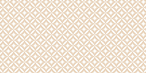 Golden vector seamless pattern with small diamonds , star shapes ,rhombuses . Abstract gold and white geometric texture . Simple minimal wide repeat background . Luxury design for decor , wallpaper
