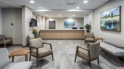 area is equipped with accessible restroom facilities and amenities for guests' comfort and convenience during their visit.