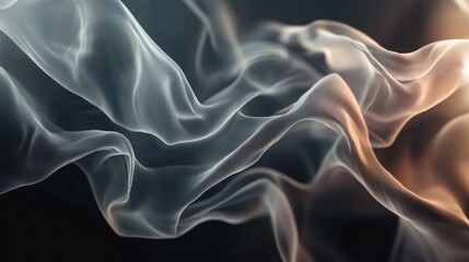 Obraz premium Abstract Flowing Fabric