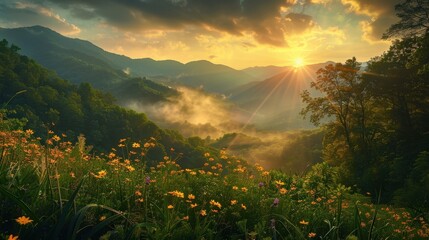 Design a frame for a nature photograph. What natural and organic elements complement the beauty of the outdoor scene