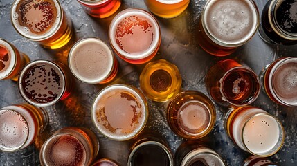 View from above, taken from the top down, of many. Generative Ai