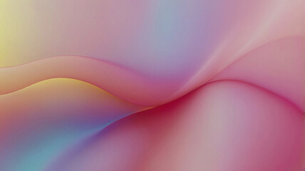 3D Illustration of twisted colorful shapes