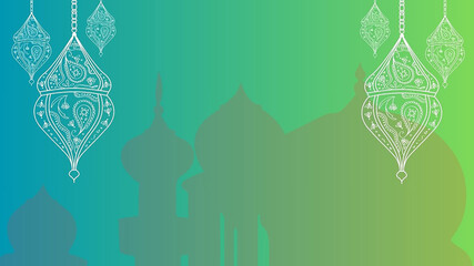 Navy Blue Red Colorful Abstract Zoom Virtual Background - 1