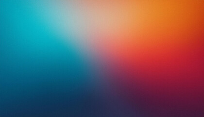 Vivid Gradient Texture. Blurred Fusion of Warm Orange and Red Tones Fading into Cool Blue Hues, USA Patrioric Dynamic Energetic Abstract Background