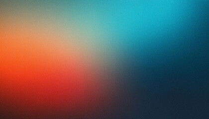 Vivid Gradient Texture. Blurred Fusion of Warm Orange and Red Tones Fading into Cool Blue Hues, USA Patrioric Dynamic Energetic Abstract Background