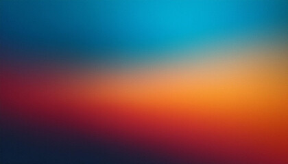 Naklejka premium Vivid Gradient Texture. Blurred Fusion of Warm Orange and Red Tones Fading into Cool Blue Hues, USA Patrioric Dynamic Energetic Abstract Background