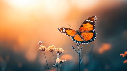 Obraz premium Butterfly Macro Close Up