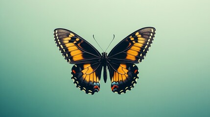 Naklejka premium Butterfly Macro Close Up