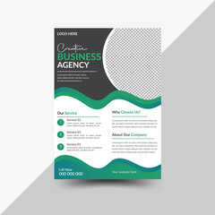Corporate flyer template layout design. business flyer, magazine, cover modern layout, annual report, poster. vector illustration.