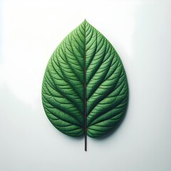 Generative AI   A striking green leaf located centrally within a flower, emphasizing the connection between foliage and floral beauty.