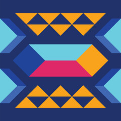 Rectangle Geometry Ornament Pattern