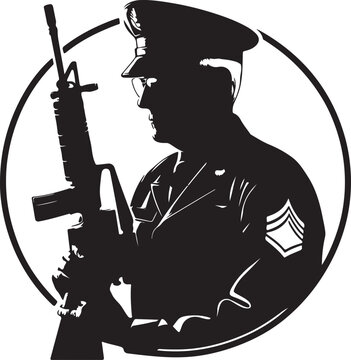 recommend clip art: Illustration of USA soldier Silhouette Vectors.