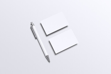 Card And Pen Blank

