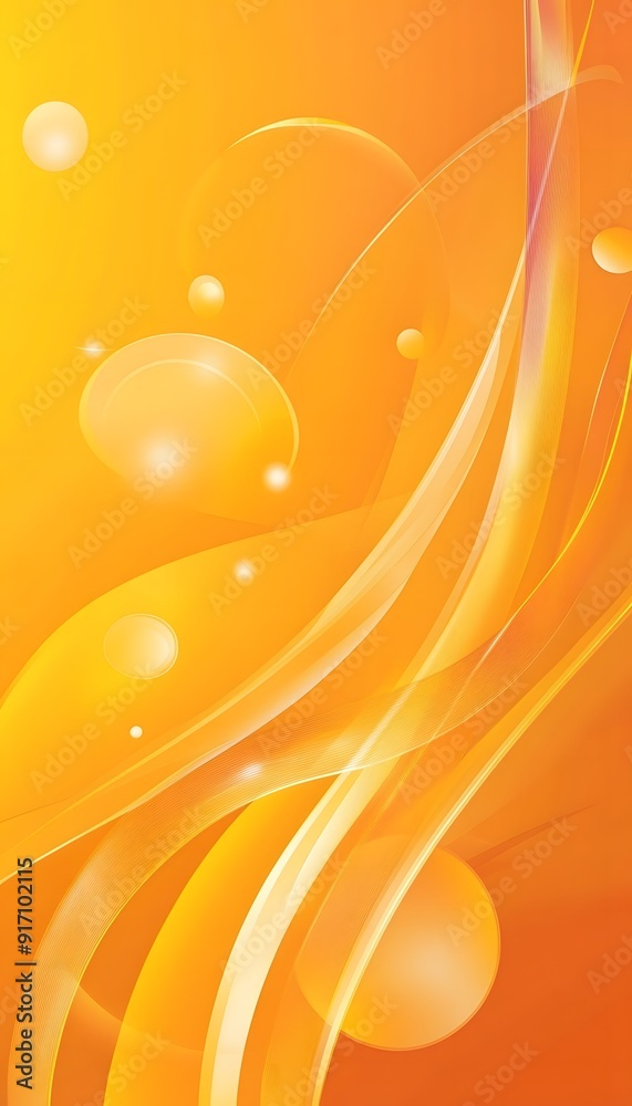 Canvas Prints Orange Background