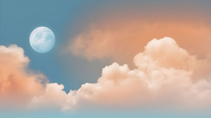 Soft Gradient Satin Fabric in Pink and Peach Shades