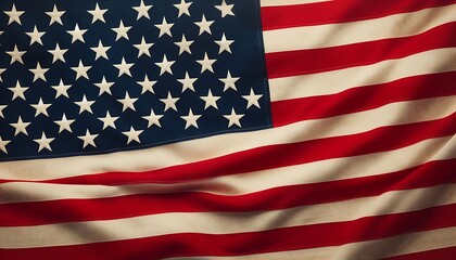 Naklejka premium Flag of United States of America