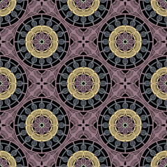 Pattern with crochet granny square wallpaper handmade decorative art design print 