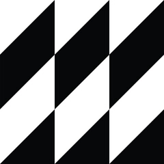 Retro black and white geometric pattern background, vector abstract circle, triangle and square lines art. Trendy bauhaus pattern backgrounds op-art set