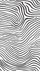 Black and White Background for vertical social media featuring wavy lines in abstract and animal print style. Modern monochrome print in a seamless pattern design, create a repetitive pattern.