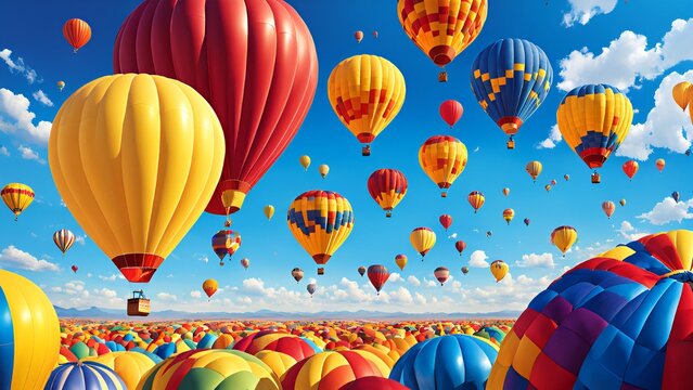 Marea di Colori: Milioni di Mongolfiere che Dipingono il Cielo
