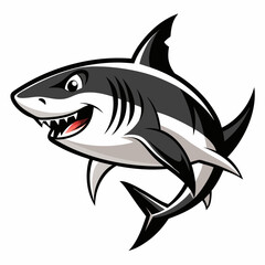 Fototapeta premium Shark illustration