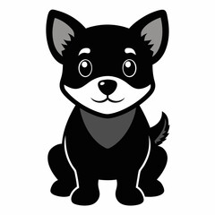 Puppy Dog vector illustration 