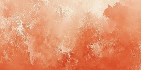 Fototapeta premium Abstract Orange Watercolor Background, Abstract Watercolor Background in Coral Tones