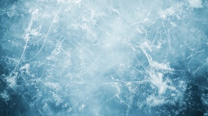 Frozen Texture: Abstract Blue Ice