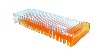 components on white background