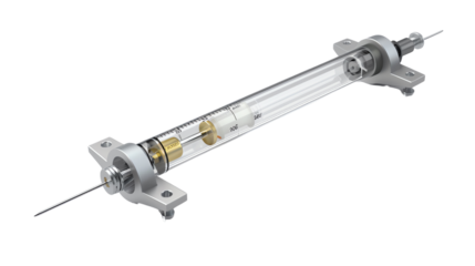 syringe isolated on white