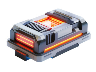 battery charger isolated on white background