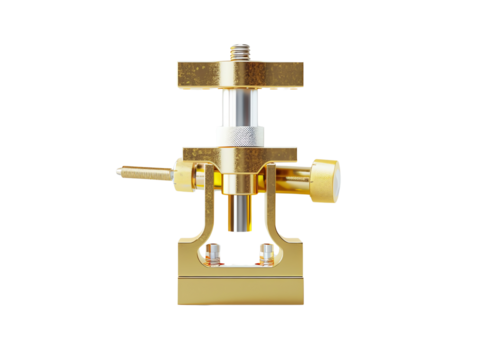 microscope isolated on white