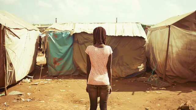 Contemplation at the Refugee Camp