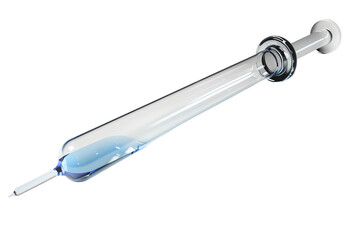 syringe isolated on white background